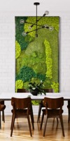 Cadre mural 3D en mousse naturelle véritable, couleur et taille personnalisables, mousse stabilisée, décoration pour la fête des mères, la remise des diplômes, la maison/le bureau
