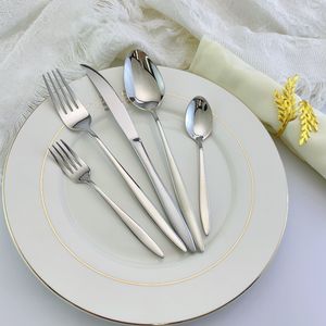 MYD высококачественный современный набор столовых приборов из нержавеющей стали 5 шт. вилка ложка нож для ресторана, отеля, для вечеринки, многоразовая посуда - Product Image 3