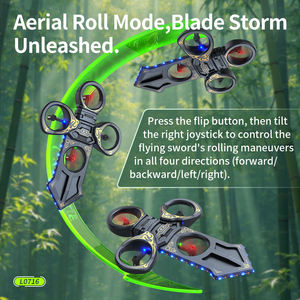 Avión Resistente a Impactos con Forma de Espada RC, Giroscopio de 6 Ejes con Autoestabilización, Control Remoto Estable de 2.4G, Avión de Espuma EPP y ABS - Product Image 3