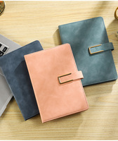 Carnet A5 à boucle décorative personnalisable, épaissi, pour le travail et le bureau, avec porte-stylos