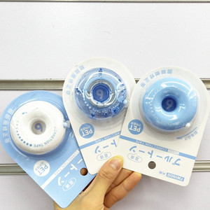 شريط تصحيح بلاستيكي ملون للأطفال بتصميم دونات لطيف وأنيق - Product Image 1