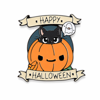 Hersteller-Großhandel: Moderne, niedliche schwarze Kürbis-Halloween-Partygeschenke, Festival-Geschenke, Souvenirs, individuelle Metall-Emaille-Artikel