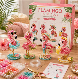 Kit DIY 3D Animaux : <span class=keywords><strong>Jouet</strong></span> Éducatif Artisanal, Mosaïque Artistique, Anti-Stress, Décoration DIY, Cadeaux - Product Image 1