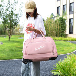 Çin özel Weekender büyük su geçirmez Oxford bez amaçlı bagaj paketi vaka seyahat hareketli tekerlekler ile saklama çantası - Product Image 6