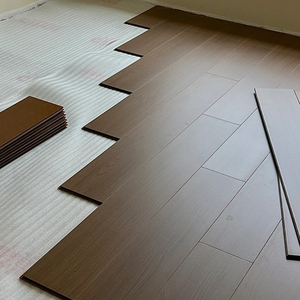 Verde 4mm 5mm SPC suelo entrelazado IXPE silencioso madera <span class=keywords><strong>flotante</strong></span> LVP cubierta híbrida durabilidad comercial gimnasio residencial 8mm - Product Image 3