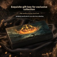   Épée Double Renara en Alliage, Modèle d'Arme de Jeu, Étui en Cuir, Version Coffret Cadeau 30CM, Accessoire de Cosplay, Ornement