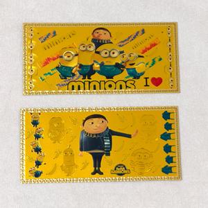 Set di Biglietti d'Auguri Minions con Lamina Dorata, Buste Rosse di Lusso con Illustrazioni dei Cartoni Animati per Regali di Capodanno e Compleanno - Product Image 6