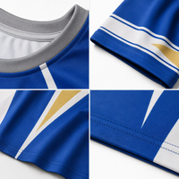 T-shirt imprimé intégral pour hommes grandes tailles, avec emblème personnalisé par sublimation, extensible, à manches courtes, vente en gros