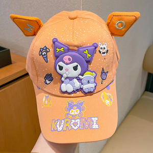 Moda Sanrios 3D Kuromi Girls Gorra de béisbol Cute Kids Hip Hop Summer Hat con protección solar para niñas - Product Image 4