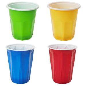 Vaso Desechable de Plástico PP de Pared Simple de 16 oz, Colorido, para Fiestas, para Chocolate Caliente, Vino - Product Image 1