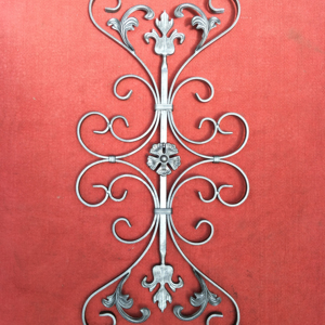 Wrought <strong>Iron</strong> Decorate <strong>Rosette</strong> Panels for Window Railing or Fence Gate Decoration Ornament - Product Image 1