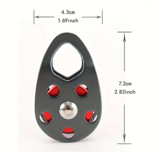 Polea Lateral de Aleación de Aluminio con Rodamiento de 22KN, Polea Simple para Escalada en Exteriores - Product Image 3