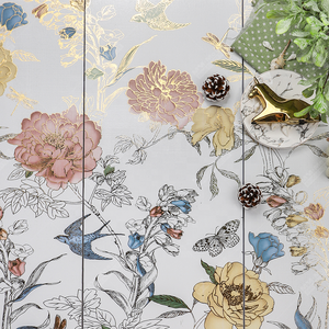 Azulejos de <span class=keywords><strong>porcelana</strong></span> de estilo chino de lujo de 300*900mm con estampado de inyección de tinta para sala de estar, ducha, baño, pared, Hotel, decoración del hogar - Product Image 1