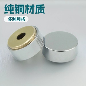 <b>Mirror</b> Stud Copper Plated Metric Coarse Thread Screw With Cap For Glass <b>Mirror</b> <b>Tile</b> Fixing - Product Image 4