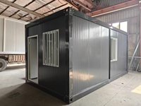 Maison Mobile Personnalisée de 40 Pieds, Repliable à Double Aile, Trois Chambres, un Salon, Salle de Bain, Bureau, Extension pour Villa ou Maison Rapide