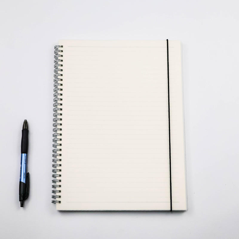 Papier à lignes horizontales rabattables A4 blanc mat