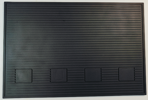 Tapis de barbier en silicone personnalisé avec logo, résistant à la chaleur, antidérapant, pour outils de coiffure, magnétique et standard, OEM pour salon - Product Image 4