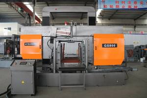 Scie à ruban à alimentation automatique GS800 Scie à ruban horizontale Scie à ruban Machine à couper les métaux - Product Image 2
