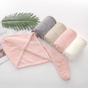 パイナップルラティスマルチカラーマイクロファイバーヘアタオルラップ女性用ラピッドタオル吸収剤 - Product Image 6