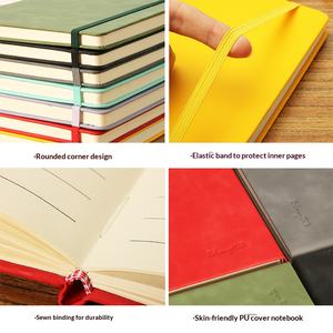 Customized Factory Wholesale Yangbapi A5 PU Strap Thread <b>Sewing</b> High Quality Business Meeting Minutes Notebook Gift <b>Box</b> - Product Image 3