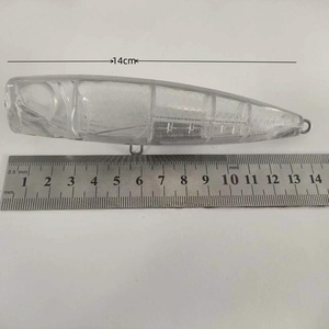 Señuelo de Pesca Popper Flotante de Alta Calidad, Sin Pintar, con Láser, 11cm/14mm, 20g/54g, Directo de Fábrica OEM - Product Image 4