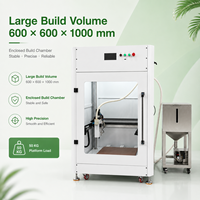 Nouvelle imprimante 3D industrielle Protolink3D FGF à granulés, chambre fermée 600x600x1000mm, buse unique, extrudeuse double haute précision 300°C