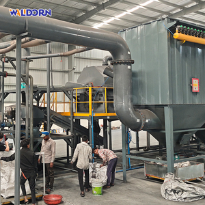Línea de Reciclaje Automática Eléctrica en Seco para Trituración y Separación Centrífuga de Baterías de Litio Industriales - Product Image 1