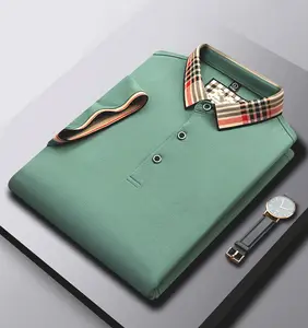 Nanchang fabrika OEM özelleştirmek rahat erkek polo özel logo kısa kollu pamuklu golf tişörtü