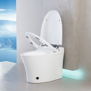 Meilleures ventes : WC intelligent automatique avec pulvérisation d'<span class=keywords><strong>eau</strong></span> et bidet intégré, équipement <span class=keywords><strong>sanitaire</strong></span> pour salle de bain - Product Image 4