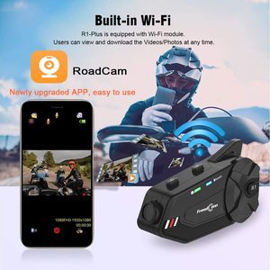Freedconn-intercomunicador inalámbrico con Bluetooth para motocicleta, auriculares manos libres impermeables IP67 de alta calidad - Product Image 6