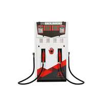 Distributeur de carburant en acier Yuanheng YHJX03, 2 pompes de distribution à tuyau (pompe à palettes Bennett), compteur Tatsuno, 5-50 LPM, personnalisable, haute vitesse