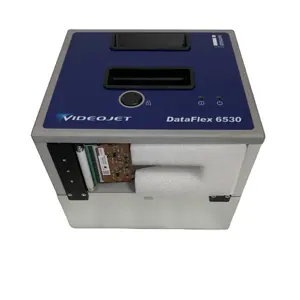 53Mm 107Mm Continue Intermitterende Videojet 6530 Thermische Overdracht Printer Voor Flexibele Pakketten