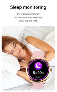 LW92 Damen Smartwatch mit 1,32-Zoll-Bildschirm, vergoldetem Edelstahlarmband, Musik- und Schlaftracking, BT-Smartwatch - Product Image 4
