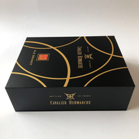 Cajas Magnéticas con Logotipo Personalizado Yuxuan, Caja de Regalo de Lujo para Exhibición de Vino XO, Tequila y Vodka