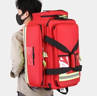 Trousse de premiers secours grande capacité étanche avec poignée télescopique Kebon KB-DB0623, sac à dos chinois, désinfection infrarouge lointain, certifiée CE