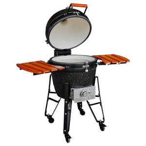 SEB KAMADO <span class=keywords><strong>Barbecue</strong></span> hybride à gaz et charbon de bois <span class=keywords><strong>Barbecue</strong></span> de jardin pour fumoir extérieur <span class=keywords><strong>Barbecue</strong></span> à œufs en céramique - Product Image 4