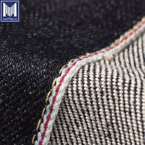 Personalizado 17oz azul índigo 100% algodón orillo chaqueta de mezclilla de moda de <span class=keywords><strong>manga</strong></span> larga para hombres abrigo de tela japonesa - Product Image 6