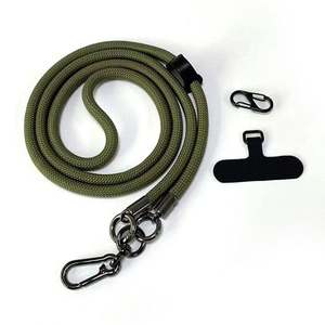 Lanières de mode en gros avec clip, porte-badge, lanière porte-clés, sangle de cou pour téléphone portable, corde ronde promotionnelle personnalisée - Product Image 1