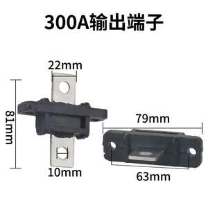 Bornes de machine à souder BX1 300A/500A/800A, connecteur croisé positif et négatif, câblage avec prise de machine à souder - Product Image 2