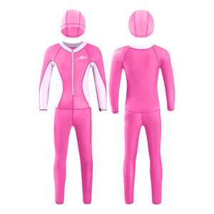 Детский купальный костюм унисекс с молнией спереди и длинным рукавом - Product Image 1