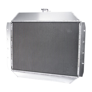 Radiador de Aluminio de 3 Filas GTGMOTO para Camioneta <span class=keywords><strong>Ford</strong></span> F100/F150/F250/F350 <span class=keywords><strong>Bronco</strong></span> V8 de <span class=keywords><strong>1966</strong></span> a 1979 - Product Image 2