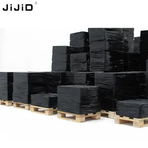 JiJiDブラックブルーレッドパレットラッピングストレッチフィルム透明20 "1500タイプX80ゲージハンド/シュリンクラップ