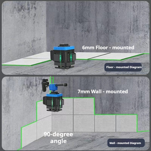 Niveau <span class=keywords><strong>laser</strong></span> automatique à 12 lignes, machine de mesure <span class=keywords><strong>laser</strong></span> à lignes croisées - Product Image 3