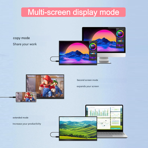 <span class=keywords><strong>Monitor</strong></span> Portatile HDR da 15,6 Pollici Plug and Play con <span class=keywords><strong>Smart</strong></span> Cover, Tipo C, FHD 1920*1080P TN per Laptop, Display Esterno da Viaggio - Product Image 6