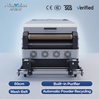 Système de recirculation automatique de poudre DTF de 24 pouces, four de polymérisation de poudre TPU sans poussière et économe en énergie pour imprimante DTF à 4 têtes