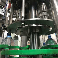 Su Dolum Makinesi 3'ü 1 Arada Yıkama Dolum Kapaklama Monoblok 12000 BPH PET Şişe Maden Suyu Tesisi için