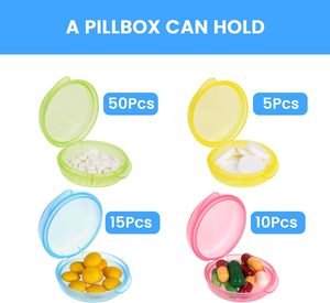 1g 3g 5g 10g PlasticJars <b>Flip</b> <b>Top</b> Lid Mini Storage <b>Bottle</b> - Product Image 5