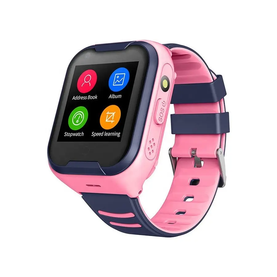 4G Kids Smart Watch <span class=keywords><strong>GPS</strong></span> Wifi Ip67 Tahan Air 650M AH Baterai Besar 1.4 Inci Kamera Mengambil Video Smartwatch telepon