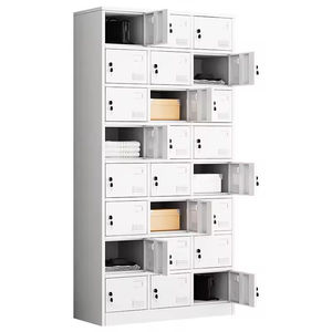 <span class=keywords><strong>Salopette</strong></span> de vestiaire de gymnastique en acier à 24 portes de haute qualité Casiers de rangement sécurisés à 24 portes en acier avec personnel de conception de serrure à clé - Product Image 2