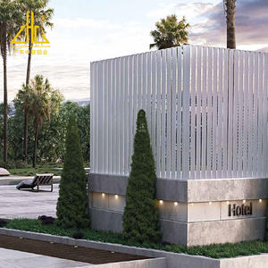 سياج من الألومنيوم للحبوب والألومنيوم مغطى بالمسحوق من ZHL للأبواب المتأرجحة والممرات الأحادية - Product Image 5